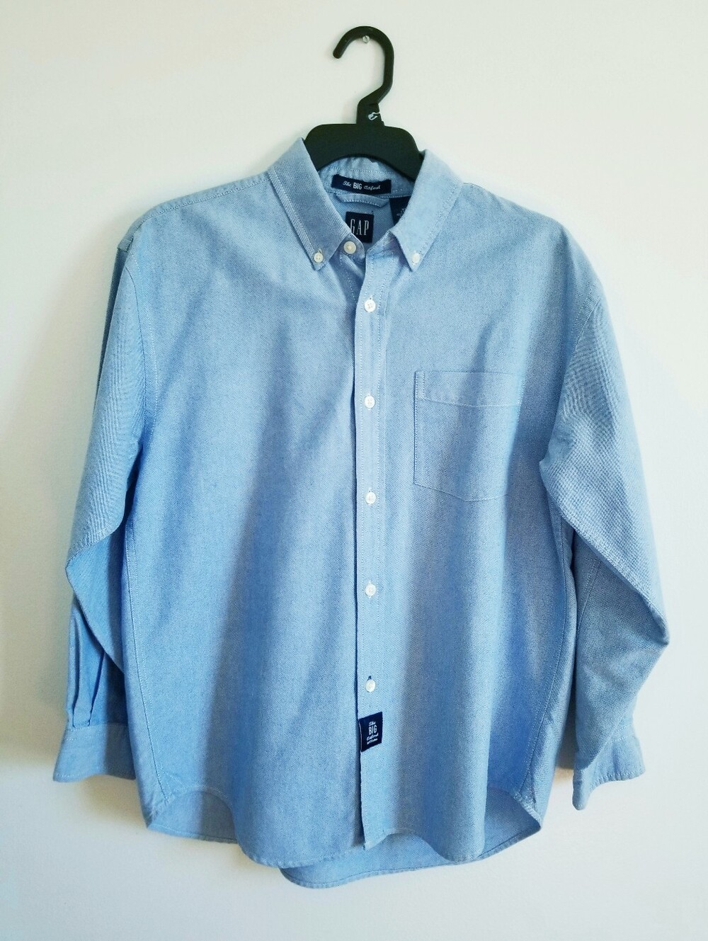 GAP Boy's Oxford Light Blue Button-Down Shirt